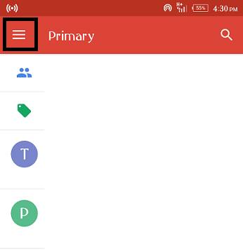 how to change default Goole account