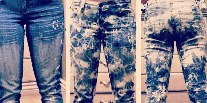How to bleach jeans