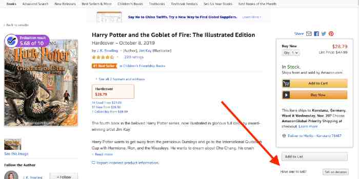 how to sell books to amazon