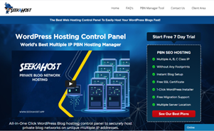 SeekaHost hosting control panel