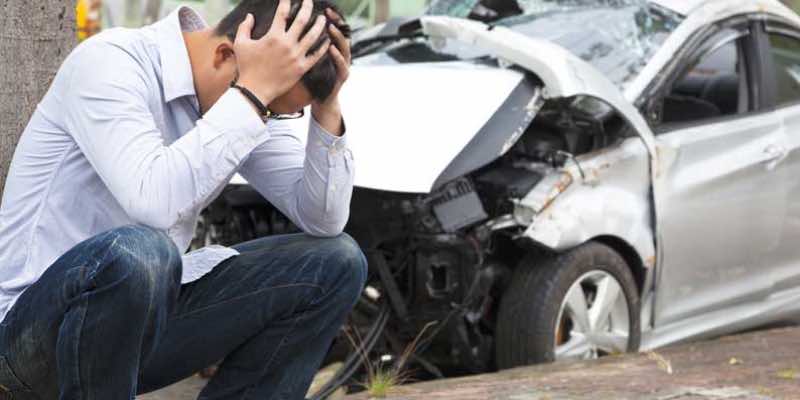 Single vehicle accident