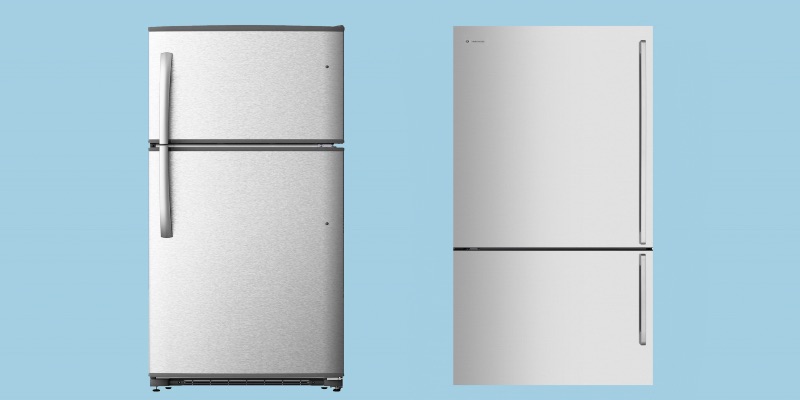 top mount refrigerator vs bottom mount - which is best?